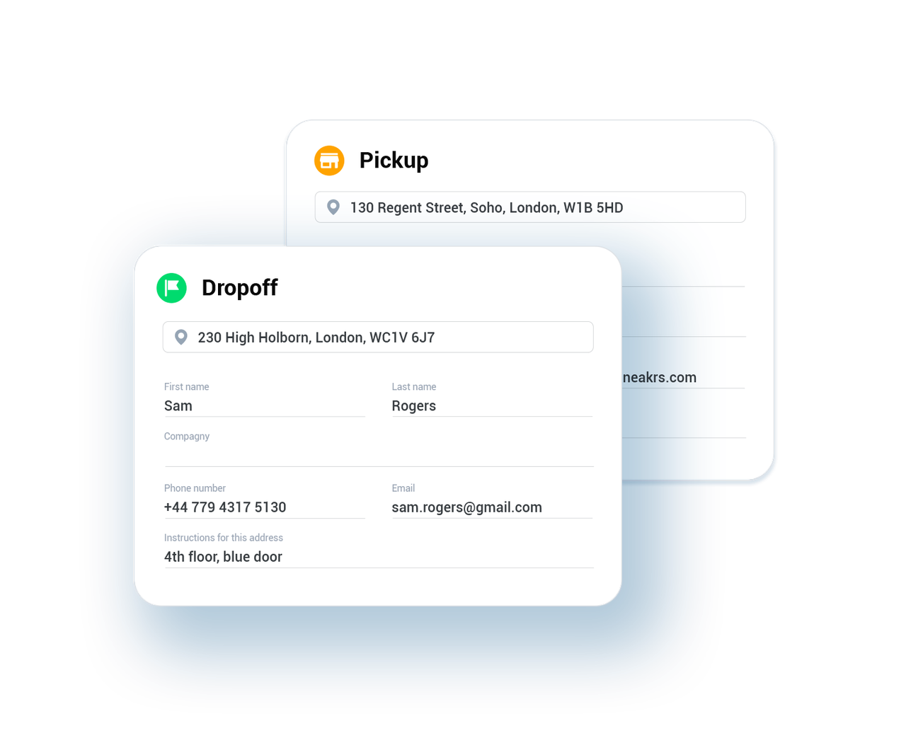 Store to store popup