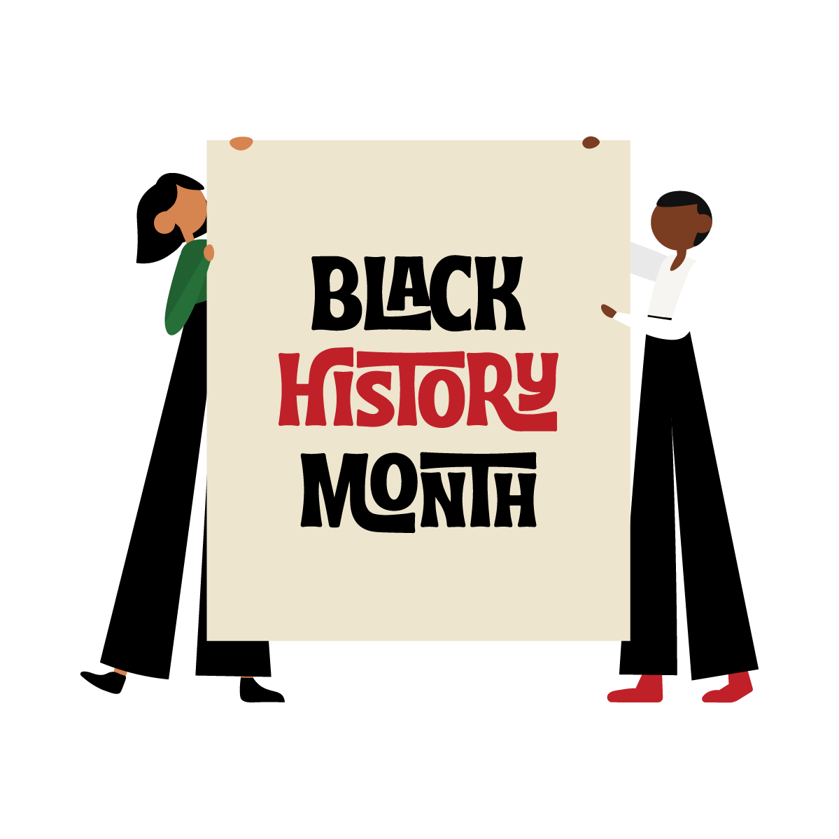 Illustration of Black History Month 